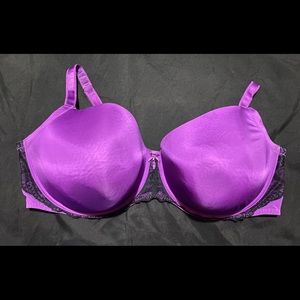 Torrid Pirple and Black Lace Bra